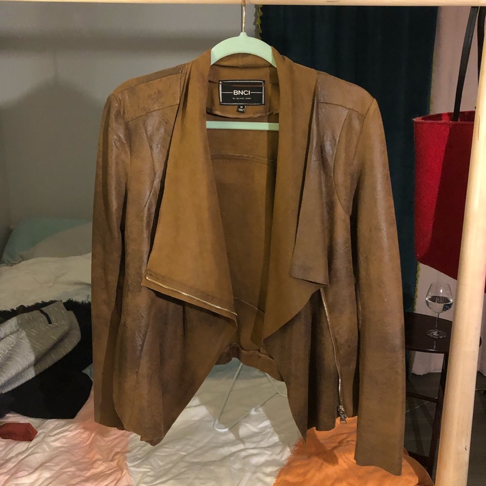 Faux  leather jacket